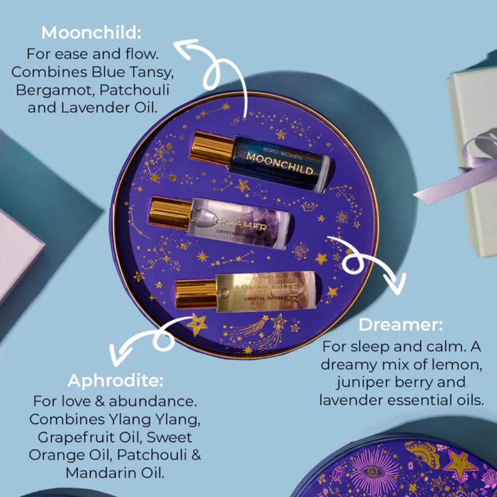 Bopo Women Perfume Roller Trio Set