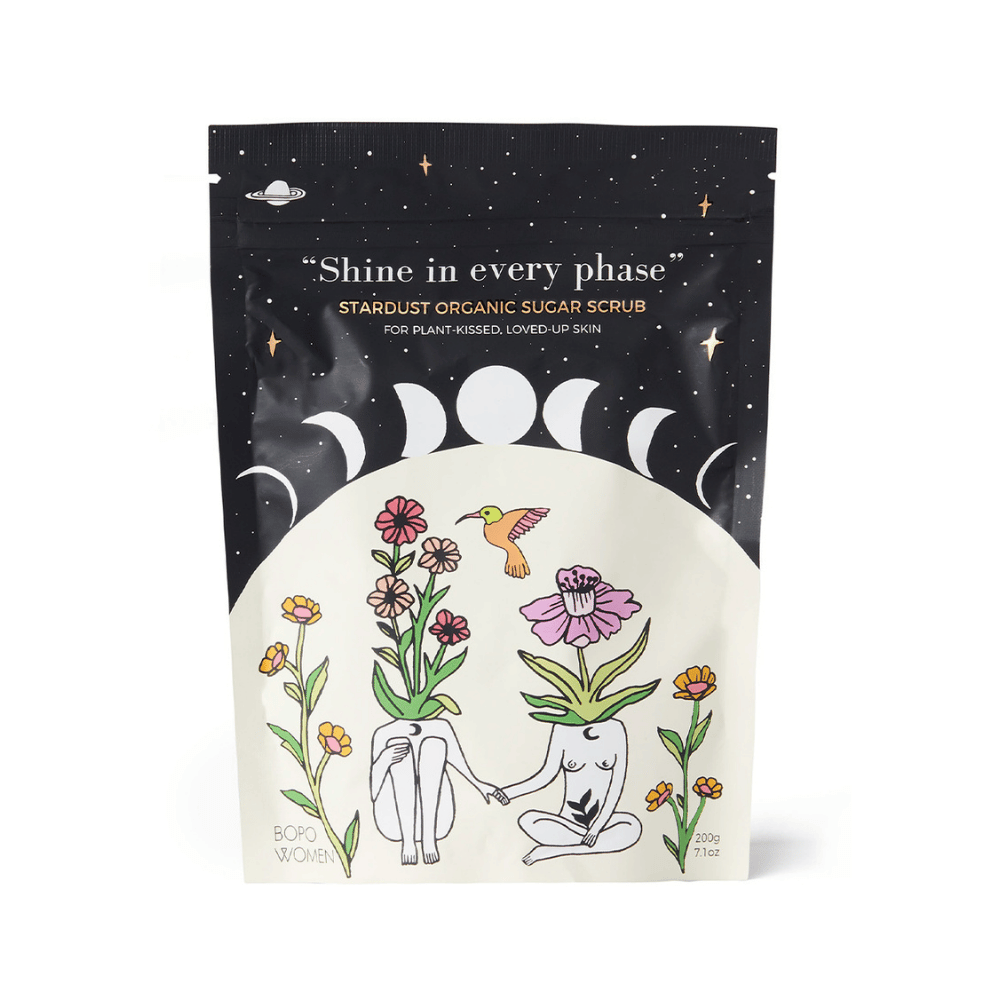 Bopo Women Organic Sugar Scrub - Stardust