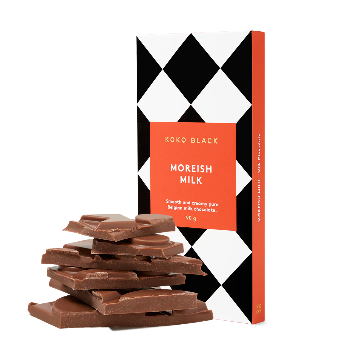 Koko Black Moreish Milk Chocolate 90g