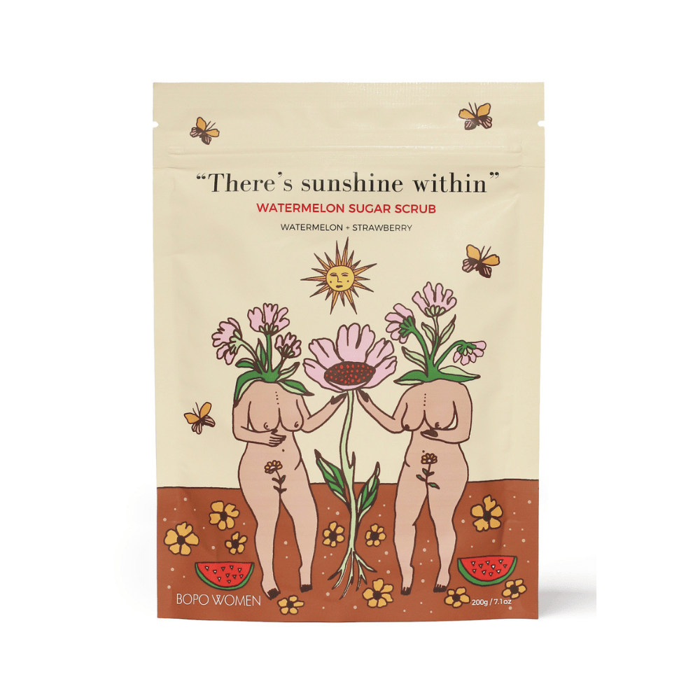 Bopo Women Organic Sugar Scrub - Watermelon