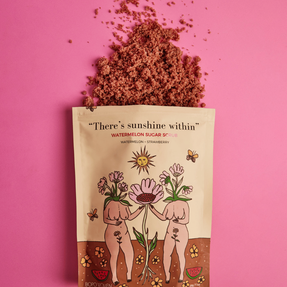 Bopo Women Organic Sugar Scrub - Watermelon