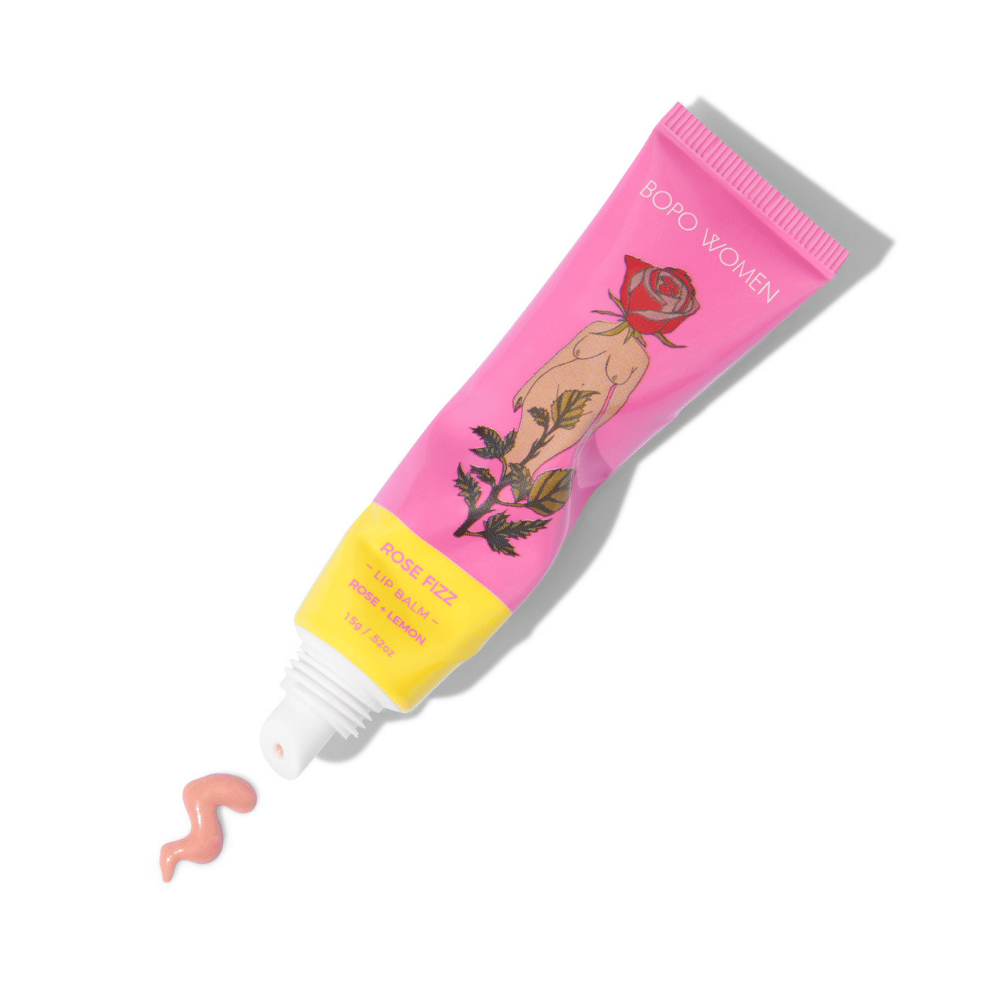 Bopo Women Rose Fizz Lip Balm