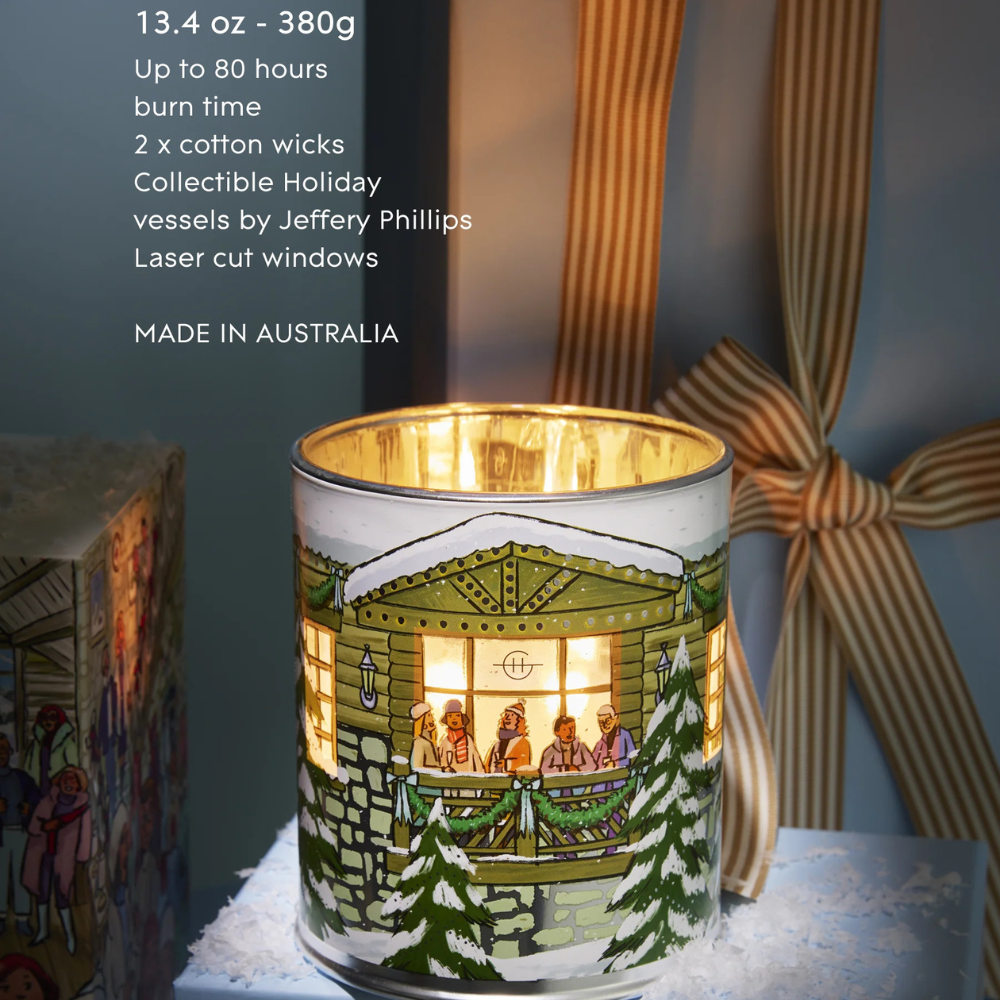 White Christmas Candle 380g