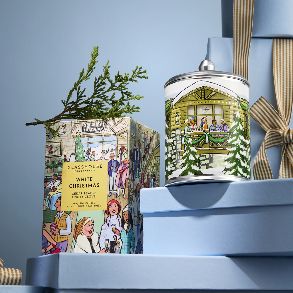White Christmas Candle 380g