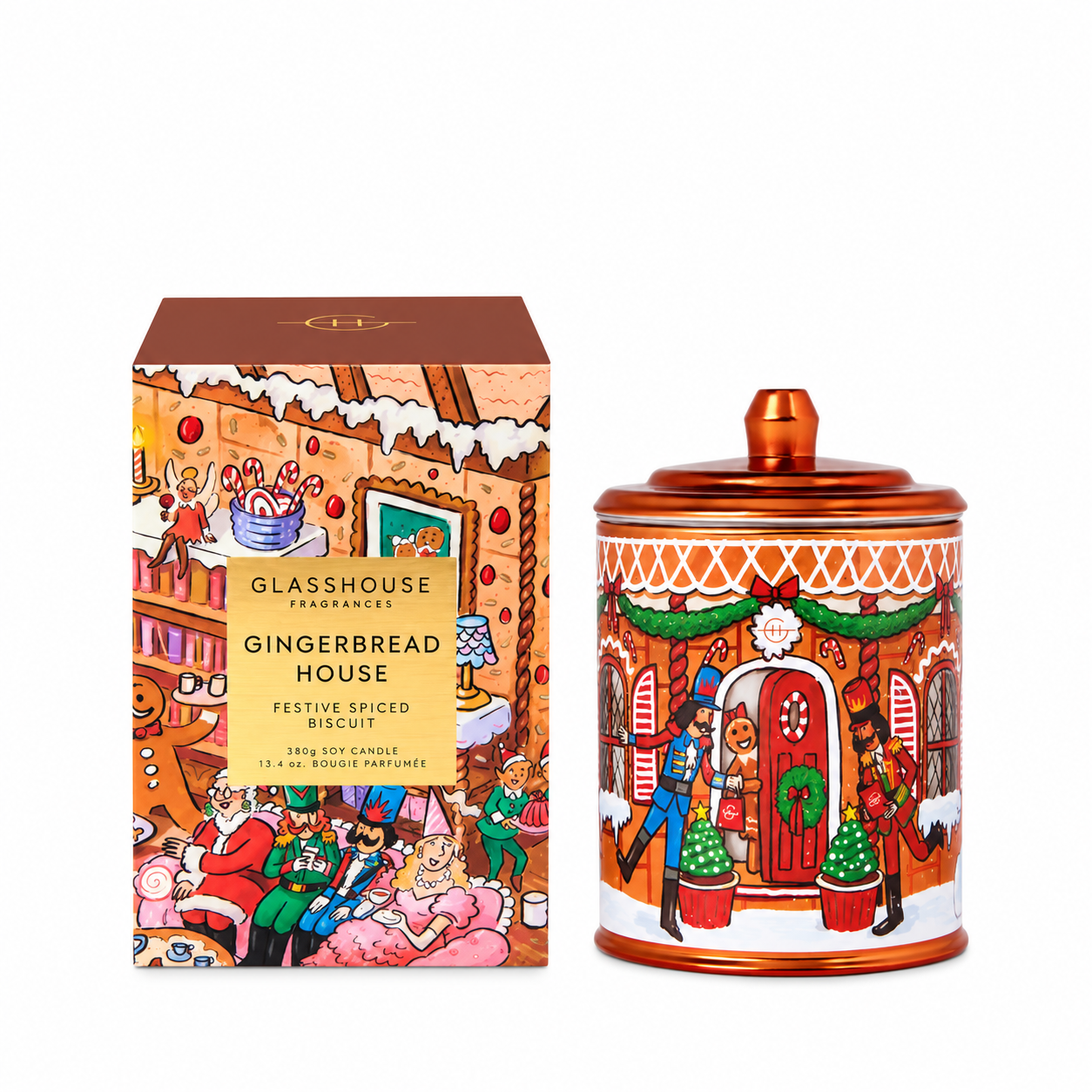 Gingerbread House Candle 380g