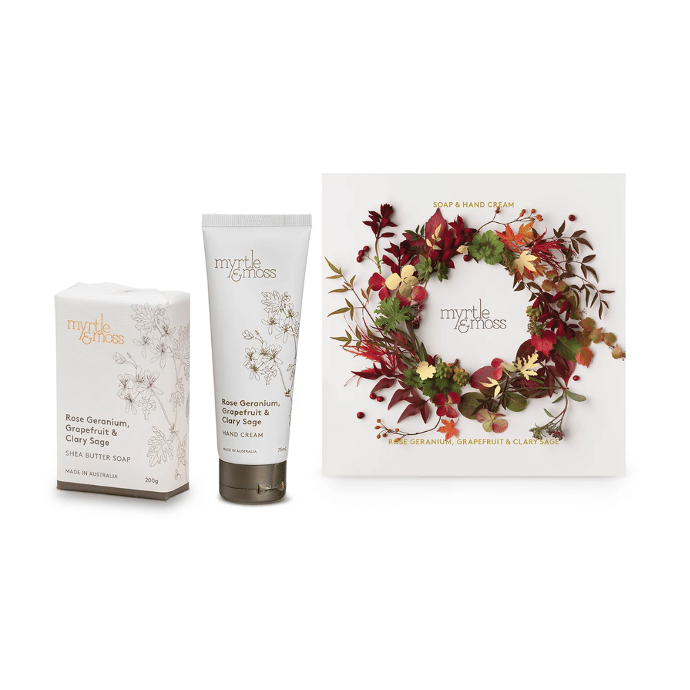 Christmas Duet | Hand Cream and Soap Rose Geranium