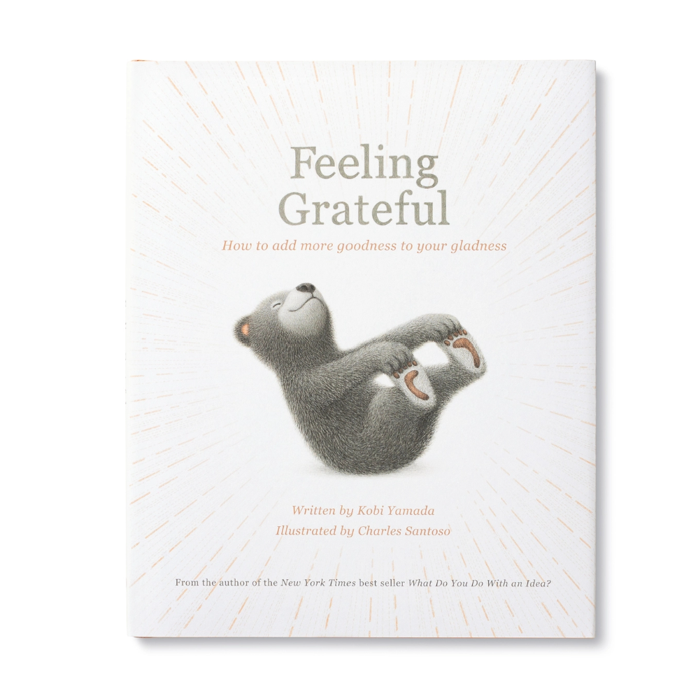 Feeling Grateful Follow a wonder-struck bear cub on a day of adventure that includes dancing in the rain and attempting handstands on the forest floor.