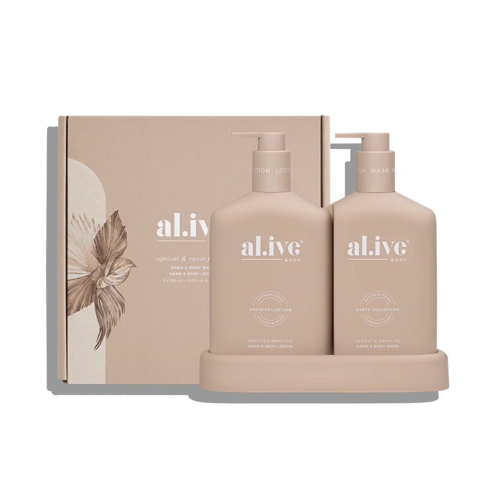 Al.ive Body Wash &amp; Lotion Duo - Apricot &amp; Sweet Fig