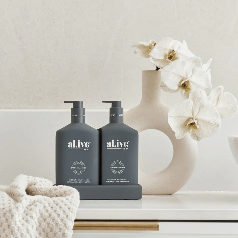Al.ive Body Wash &amp; Lotion Duo - Coconut &amp; Wild Orange