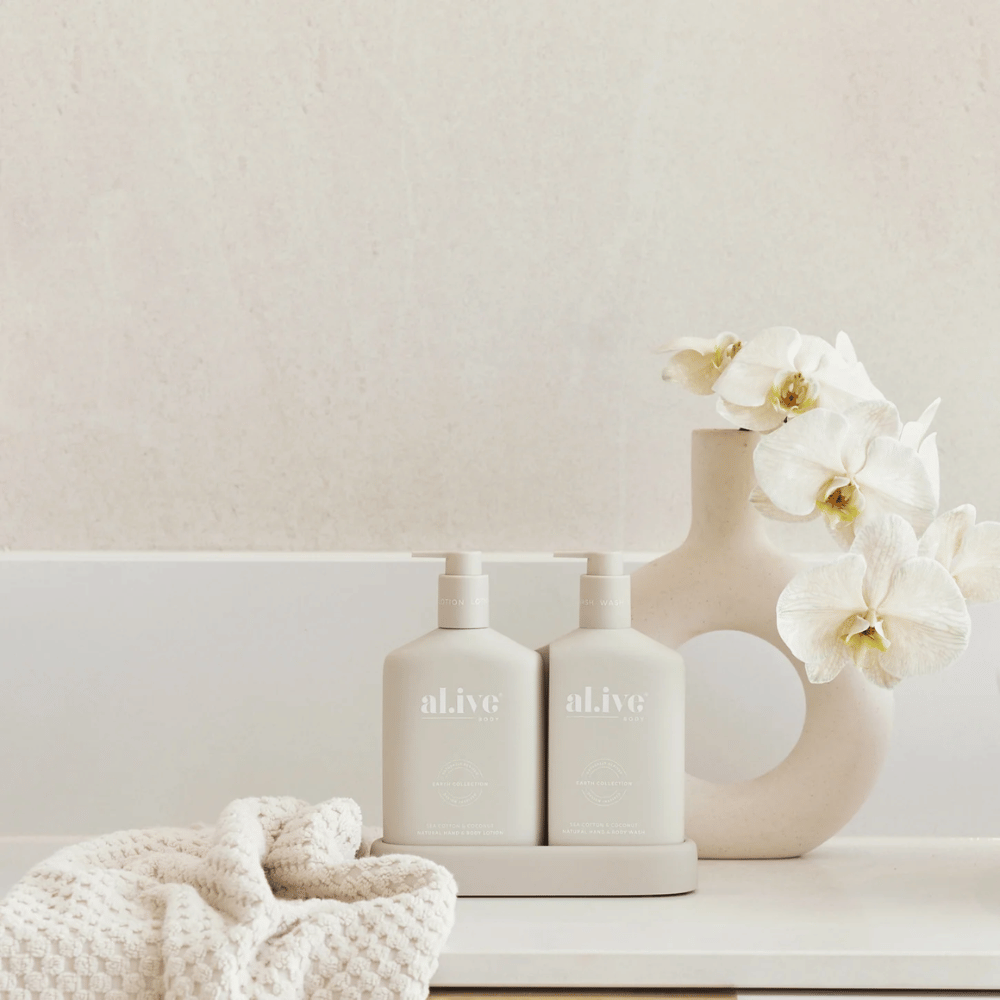 Al.ive Body Wash & Lotion Duo - Sea Cotton & Coconut