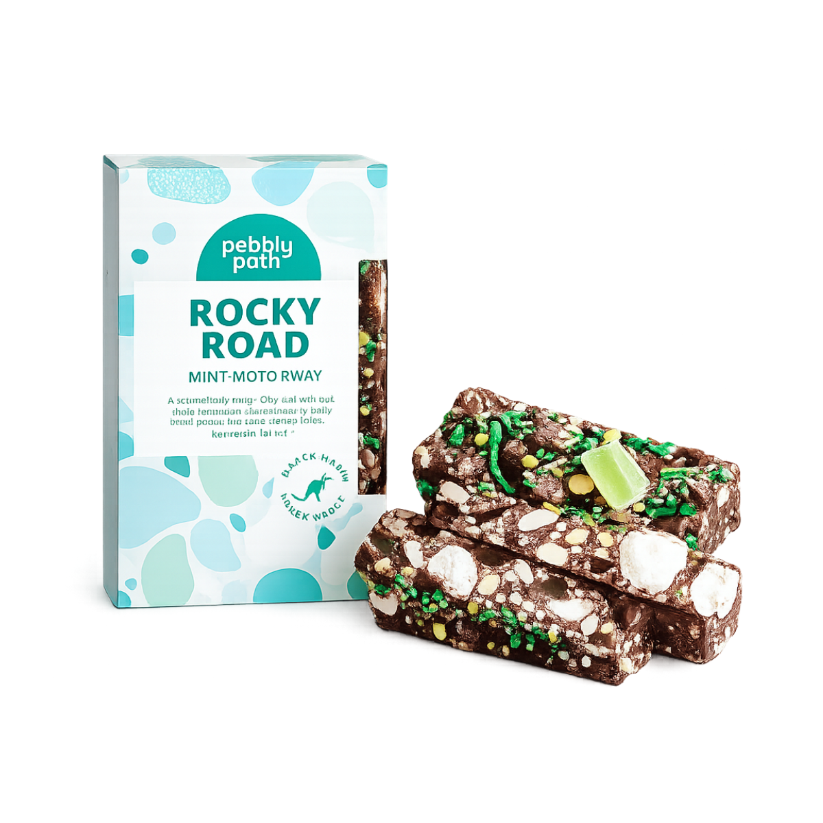 Pebbly Path Mint Motorway Rocky Road
