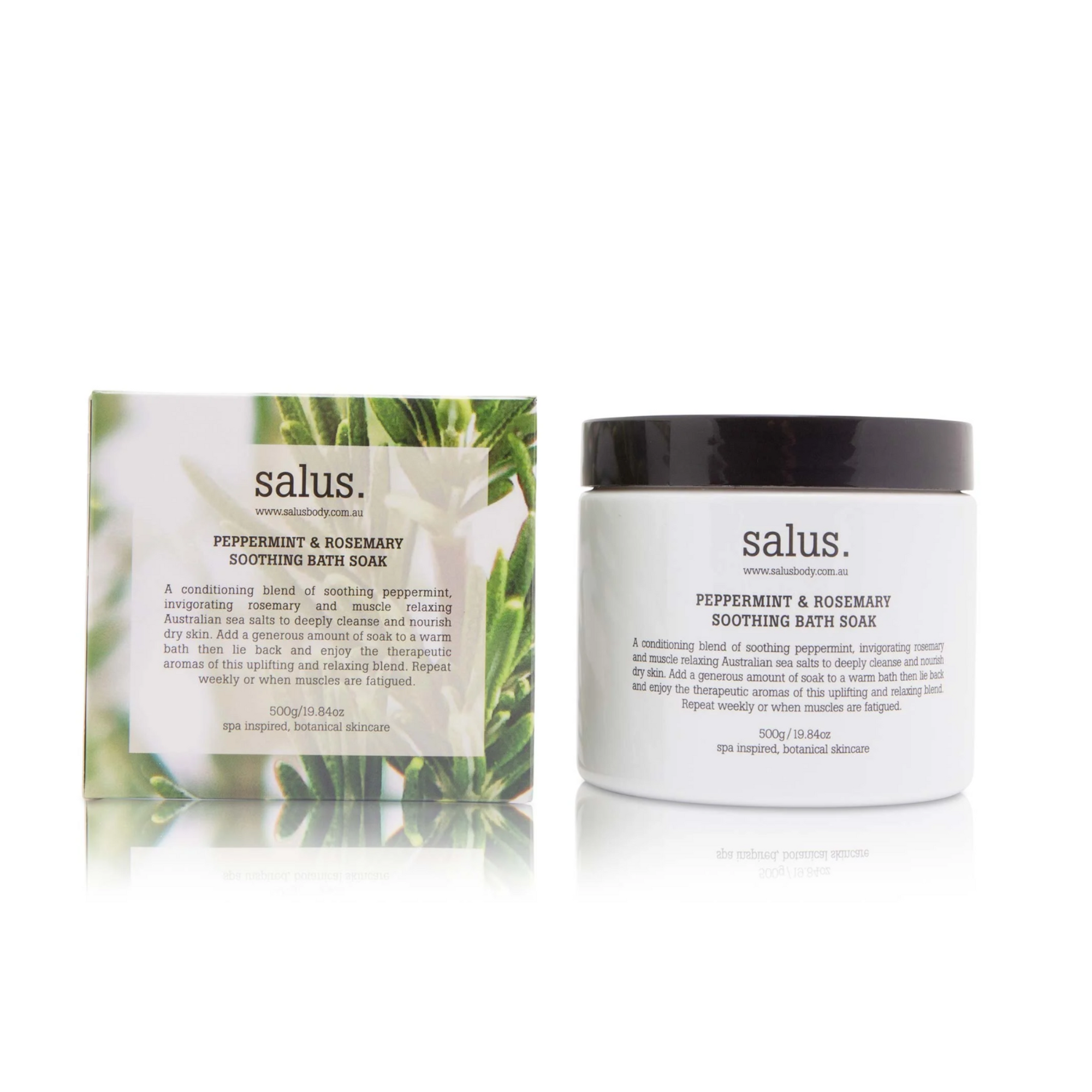 Peppermint & Rosemary Bath Soak (500g)